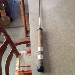 ANTIQUE VINTAGE IKE WALTON FISHING POLE