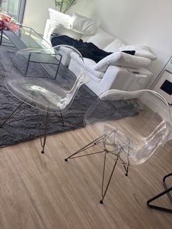 Set Of Acrylic Chairs