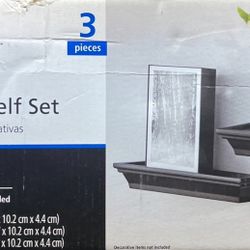 Decorative shelf 3 Pc Set (brand new, never opened)
