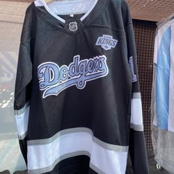 Dodgers x LA Kings Hockey Jersey 