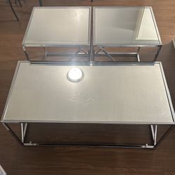 Glass Table Set 