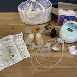 Spectra includes all parts and milk storage bags