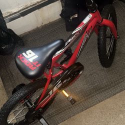 Kids brand new rock it bike with training wheels
