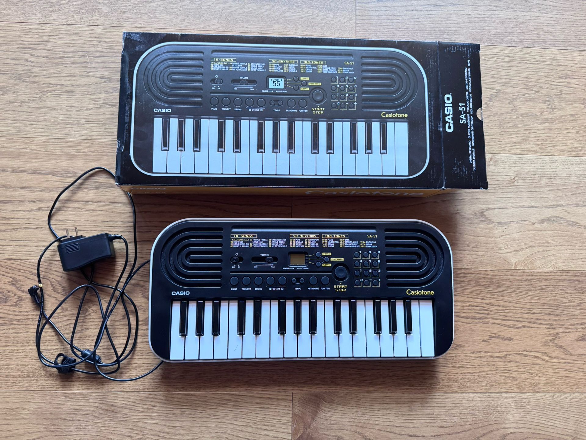 Like New Casio Casiotone SA-51 32-Key Portable Keyboard