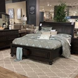 🔥 Solid Wood Storage Bedroom Set – $1499 🔥