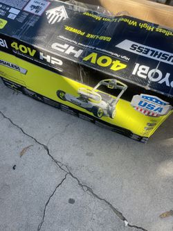 Ryobi 21” 40vol Self Propelled Lawn Mower (tool Only)