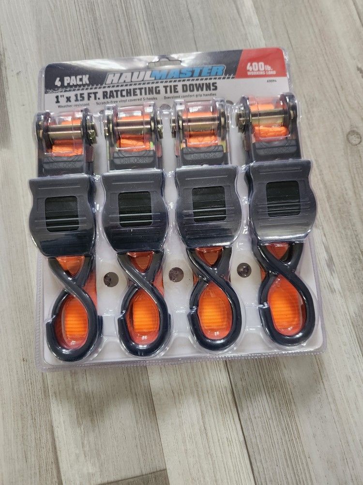Ratcheting Tie Down Set