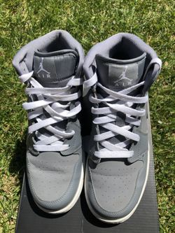 Jordan 1 Mid Cool Gray Shoes