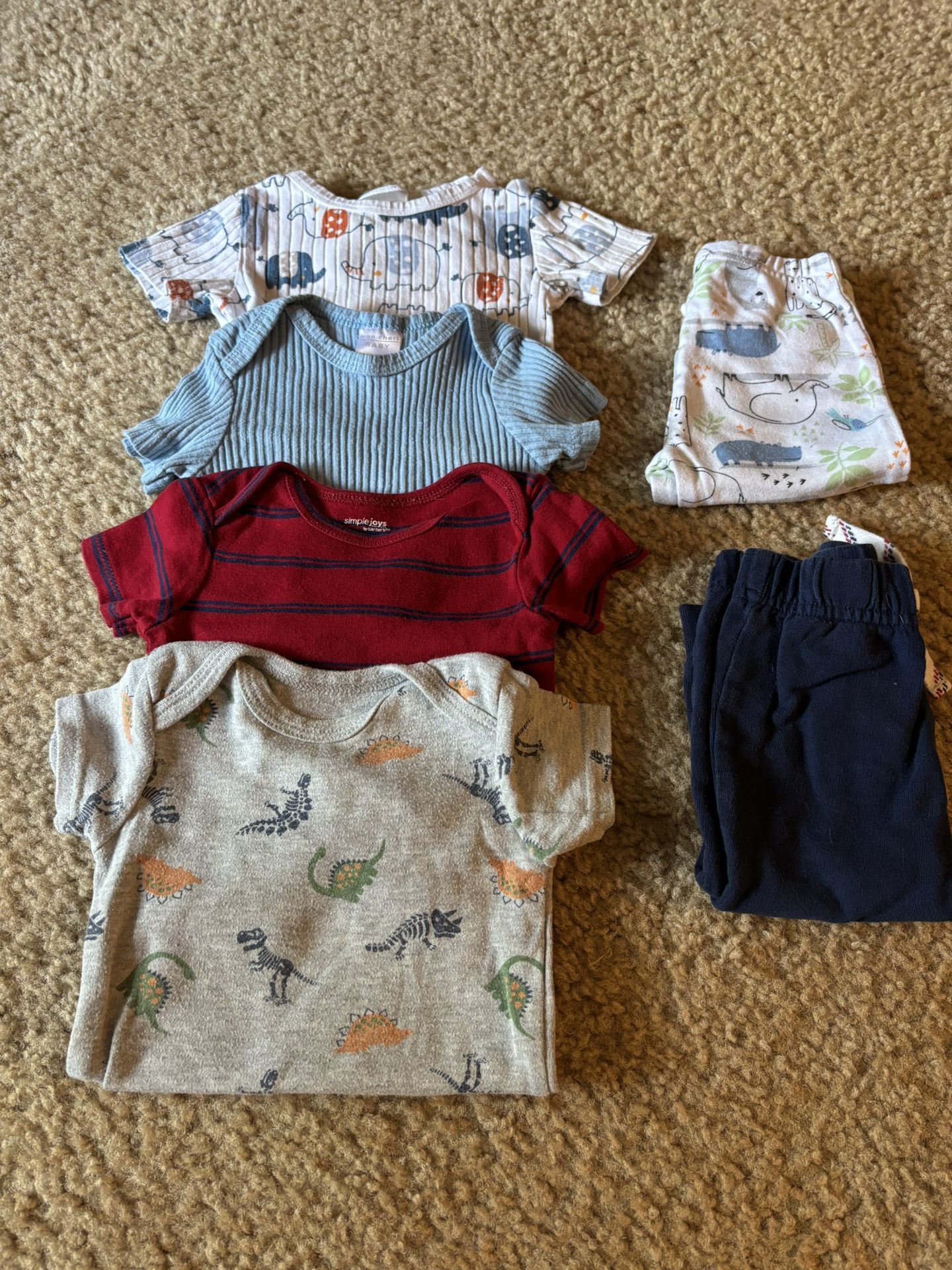 Baby Boys’ 6-9 Months Summer Clothing Bundle