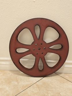A decorative film reel