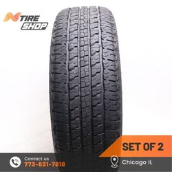 Pair of 2 Used 11/32  Whitewall  275/65R18  116T  Goodyear  Wrangler Workhorse HT