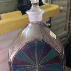 glass liquor bottle