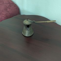 Beautiful tradition copper Cezve to brew strong Turkish Coffee, or just for decoration.