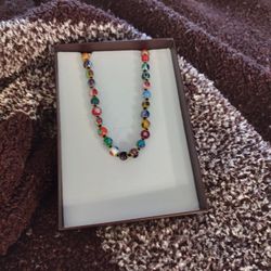 Murano Glass Millefiori Beaded Necklace