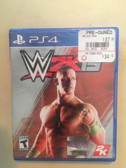 Sony PlayStation ps4 wwe 2k15