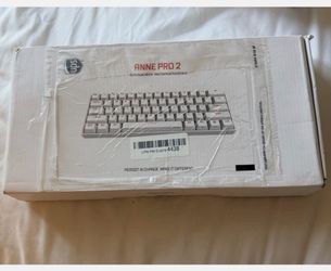 Anne Pro 2 60% Keyboard Kailh BOX Red Switch, White
