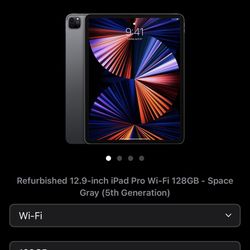 iPad Pro 5th Gen