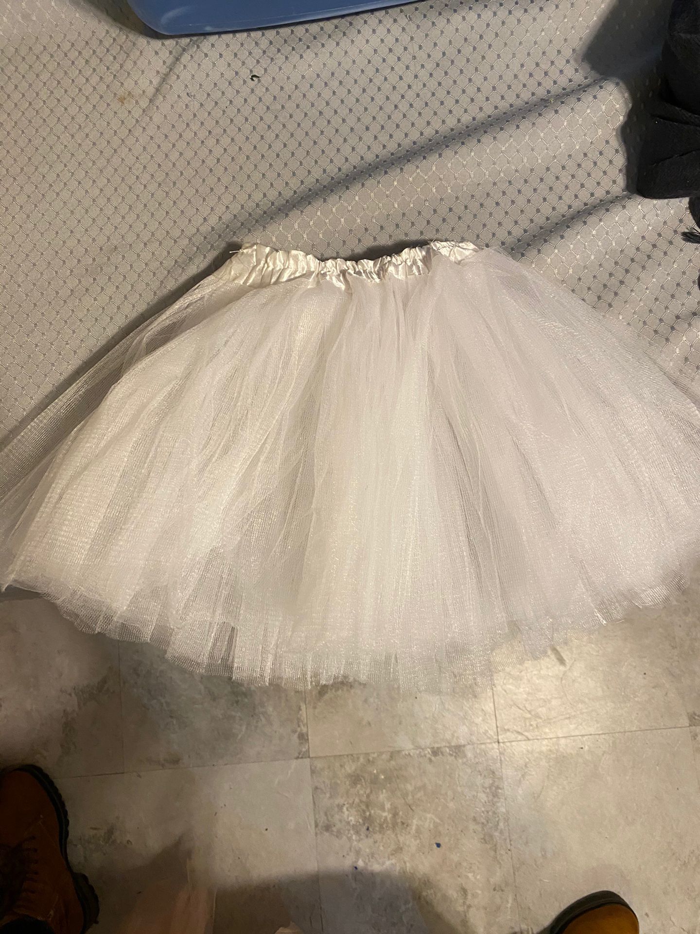 Women’s White Vintage Tulle Petticoat