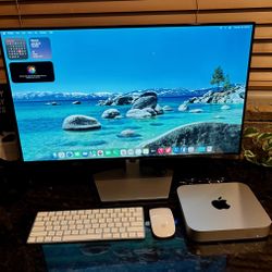 Apple Mac Mini M2 8GB with 256GB with Dell 27” S2719H Display And Apple Magic Keyboard And Mouse