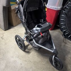 BOB Gear Alterrain Pro Jogging Stroller, Black