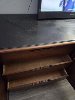 Dresser and tv
