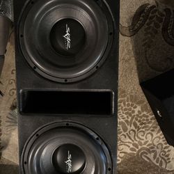 Skar EVL 12” Dual Subs + Custom Built Box