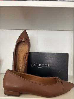 Talbots Women’s Brown Pointed Toe Flats