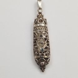 Sterling Silver Mezuzah 
