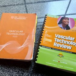 3 Vascular Tech Books 📚 In Good Condition 👌 