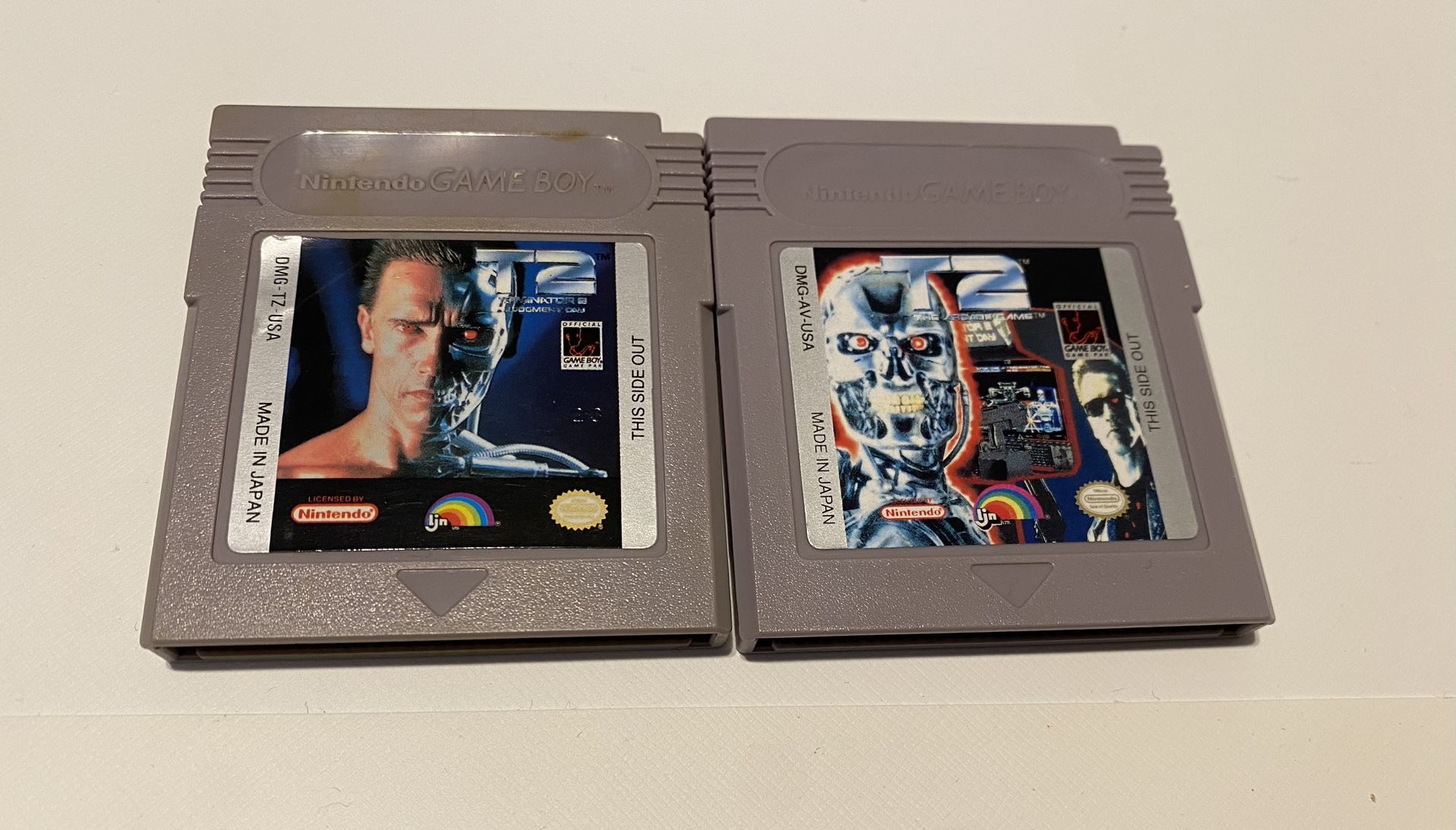 Set of 2 Terminator games for GameBoy