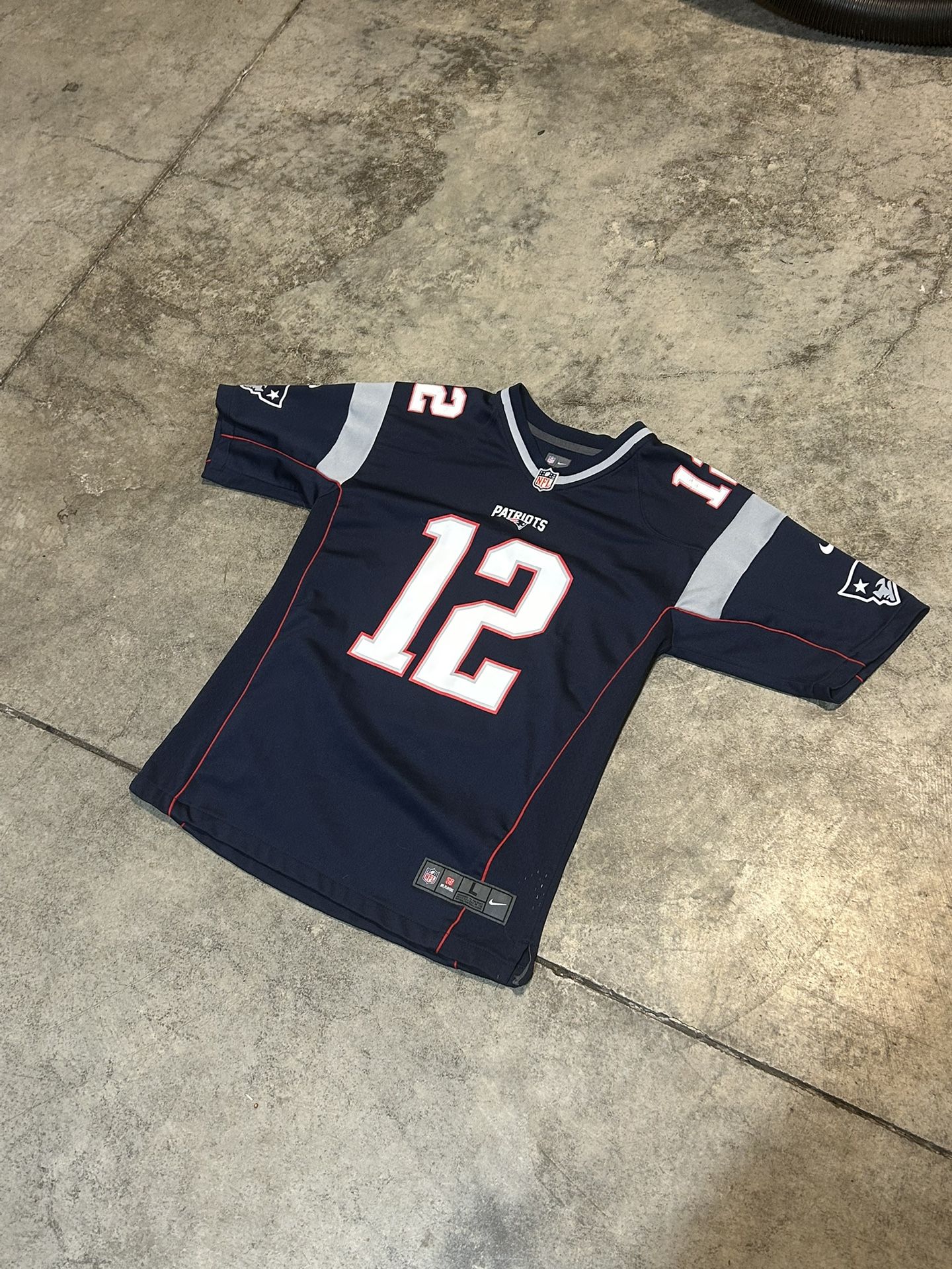 Vintage Navy NFL Patriots Tom Brady Jersey