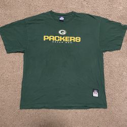 Reebok green bay packers shirt size XL