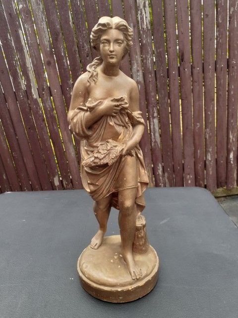 Draped Female Figure Statue