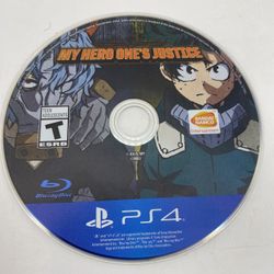My Hero One's Justice Playstation 4 PS4 Disc Only - Anime - Deku All Might 