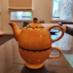 Vintage Designpac Handpainted Tea Kettle
