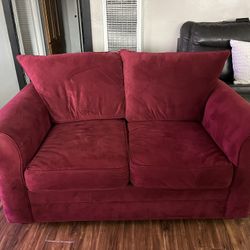 Red Loveseat