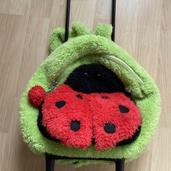 Kids Rolling Lady Bug Luggage Bag