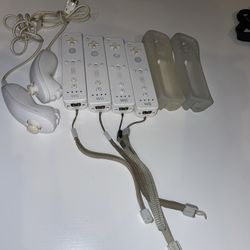 Nintendo Wii Remote Controller Motion Plus OEM Official White Lot of 6 Tested n3