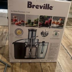 Breville Juice Fountain Cold, 70 fl oz, Silver