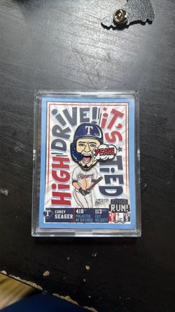 Corey Seager 2024 Players Pins SGA - Texas Rangers World Series Home Run