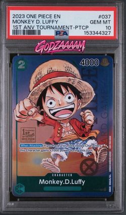 2023 One Piece Promo New Era Monkey.D.Luffy 1st Anniversary Prize #P-037 PSA 10