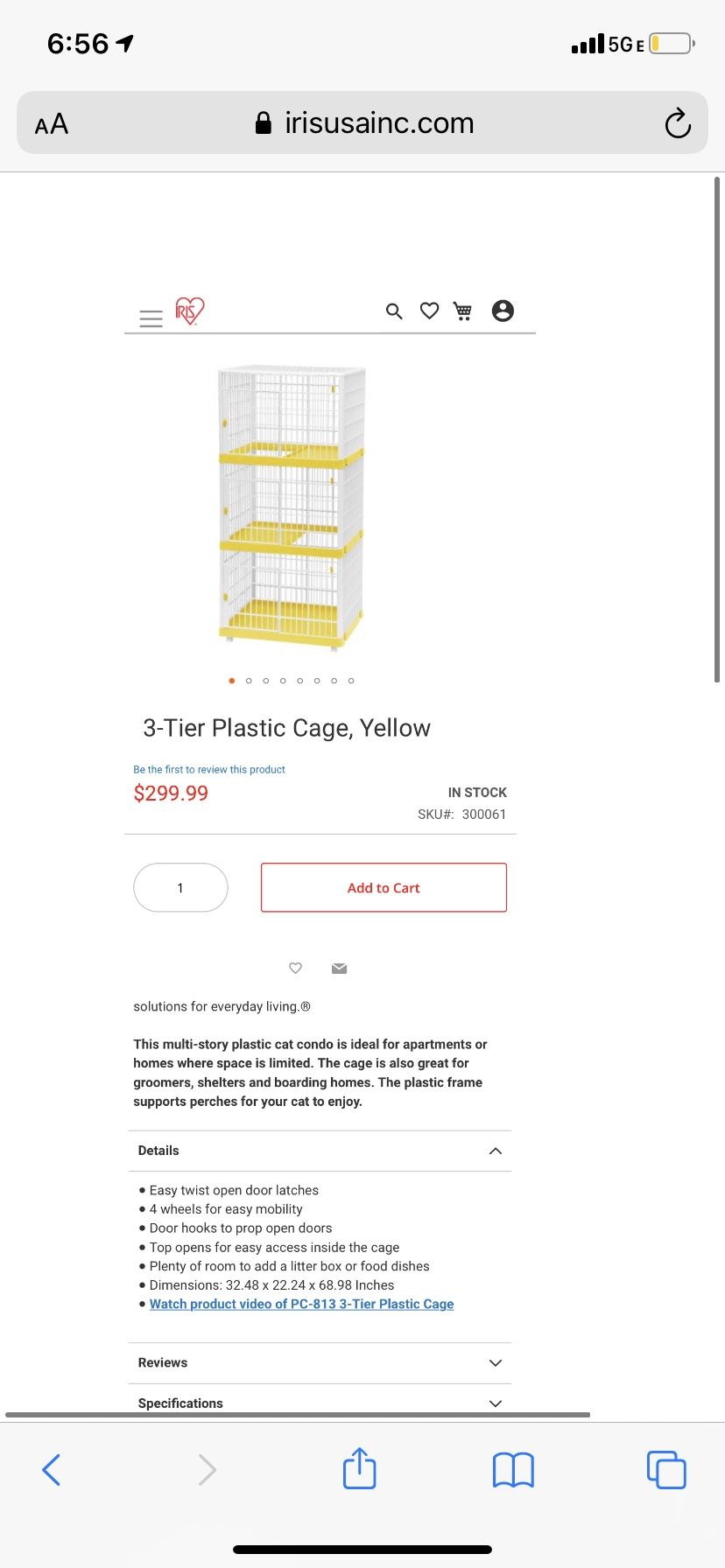 3 TIER CAT CAGE BRAND NEW
