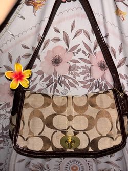 Coach vintage Y2K ergo turnlock flap shoulder bag model #11602