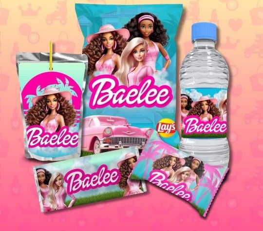 Birthday Snack Labels
