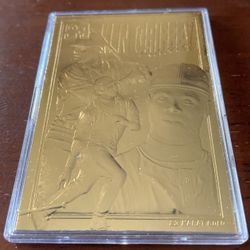 Ken Griffey Junior 23 karat gold foil baseball card