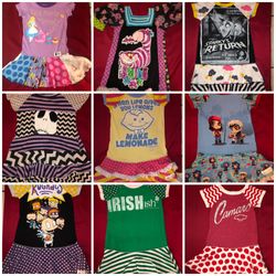 “Up cycled” dresses