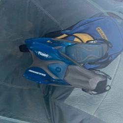 Flame U.S. Divers With Backpack 