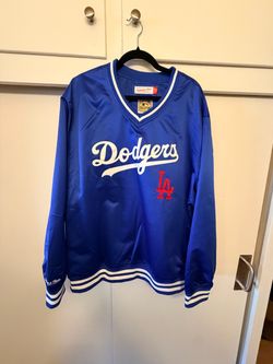 Mitchell & Ness LA Dodgers Satin Pullover Jacket