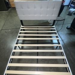 Full Size White Bed Price 150$