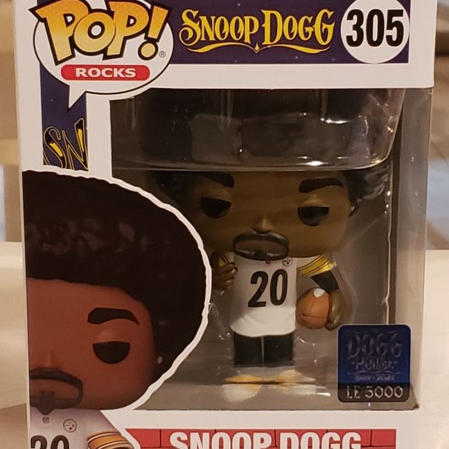 Funko Pop Snoop Dogg #305 White Steelers Jersey LE 5000 Dogg House Exclusive - Jeux & Jouets